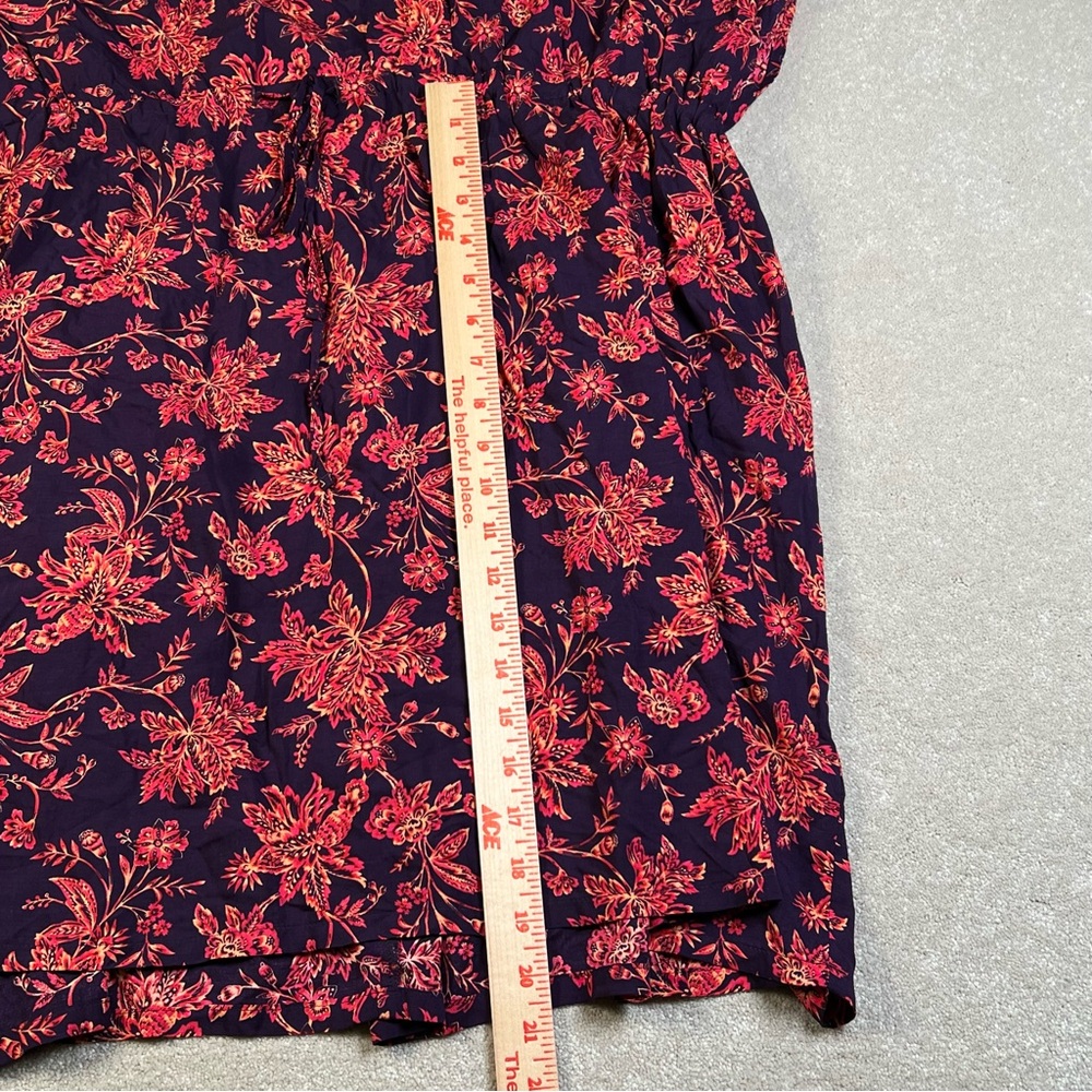 Lands End Floral Dress Lightweight Flowy Short Sleeveless Women's XL-XXL - Picture 5 of 9